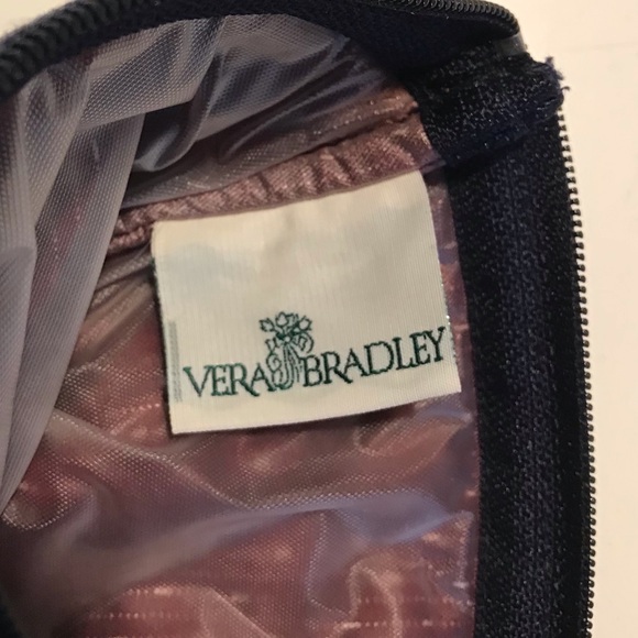 🎉HP!🎉VERA BRADLEY Navy Zip Pouch 4”x9” - Picture 7 of 7